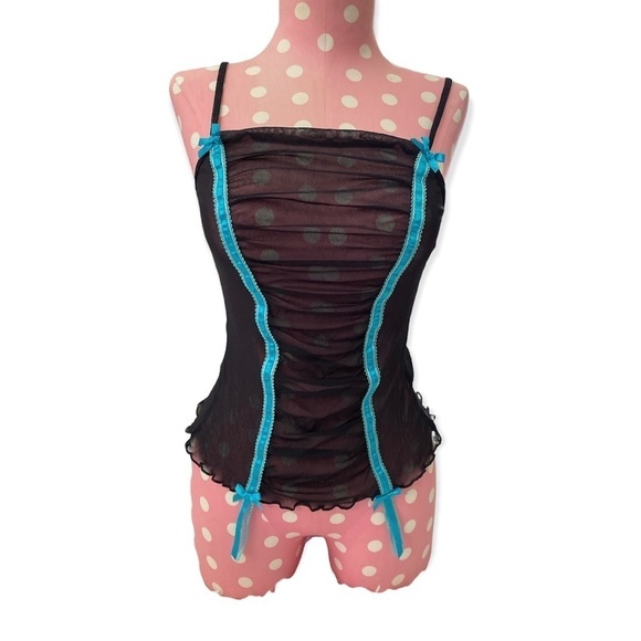 Vintage Victoria’s Secret micro mesh cami and panty set - Picture 6 of 11